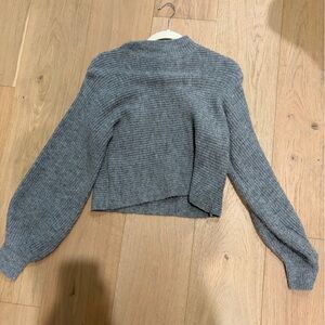 Cozy Gray Knit Sweater